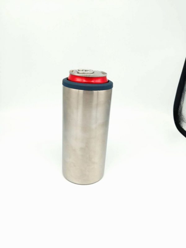 Double Wall Vacuum Insulated Slim Skinny Can Cooler 12 oz
