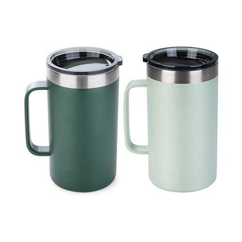 Insulated Stainless Steel Coffee Mugs with Handle