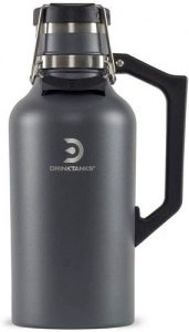 03: DrinkTanks 64 oz Vacuum Insulated Stainless Steel Beer Growler Water Bottle