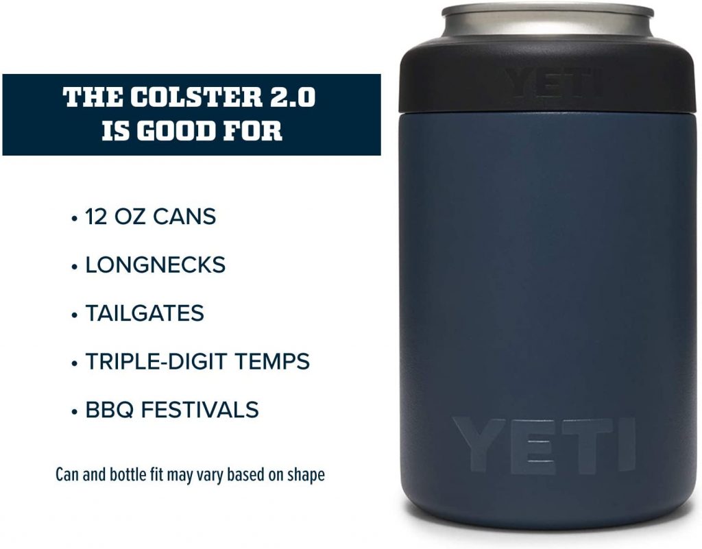 Best standard can cooler koozie: YETI rambler 12 oz. colster can insulator