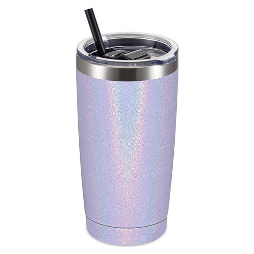 ET20-Glitter Powder Coating Stainless Steel Tumbler Mug
