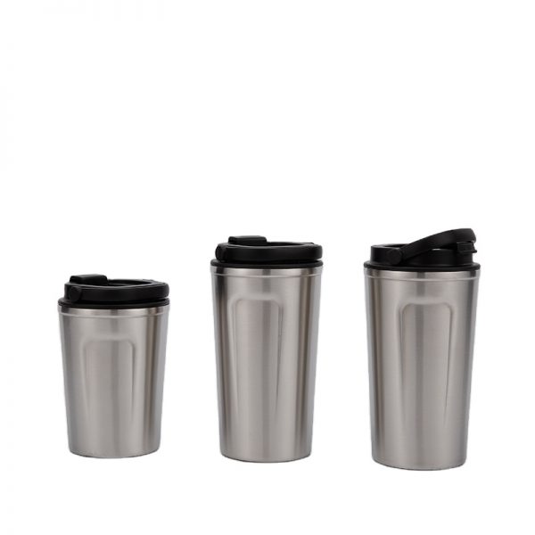 Double Wall Stainless Steel Vacuum Insulated Coffee Cup With Handle