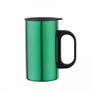 Double Wall Stainless Steel Coffee Mug with Lid 10oz