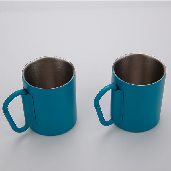 Outdoor Double Wall Stainless Steel Tea Coffee Mug