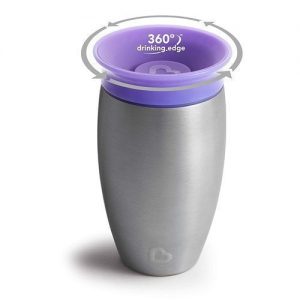 Munchkin Miracle Stainless Steel 360 Sippy Cup 10 Ounce