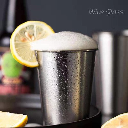 Stainless Steel Whiskey Glasses Shot Cups 01