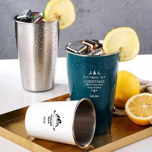 Custom Single wall stainless steel coffee mug