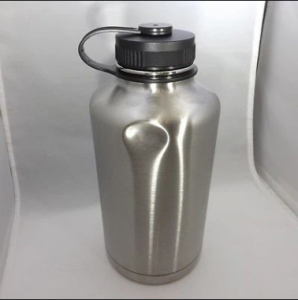Dent On Stainless Steel thermos flask bottle