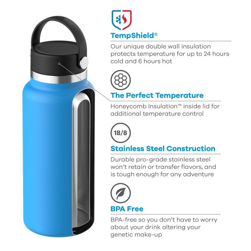 Pro-Grade Stainless Steel what are hydro flask made of 18/8
