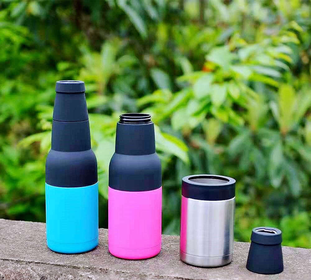 stainless steel beer koozie metal koozie can cooler