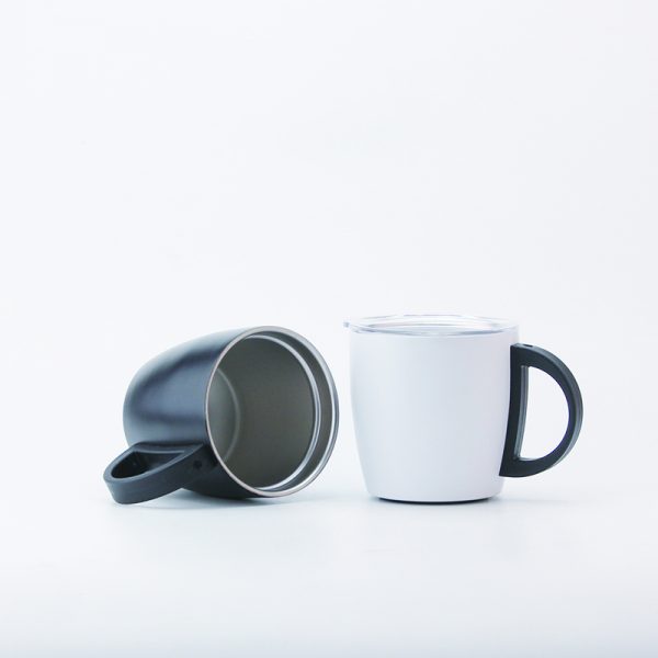 Double Wall Stainless Steel Coffee Mugs Tumblers With Handle