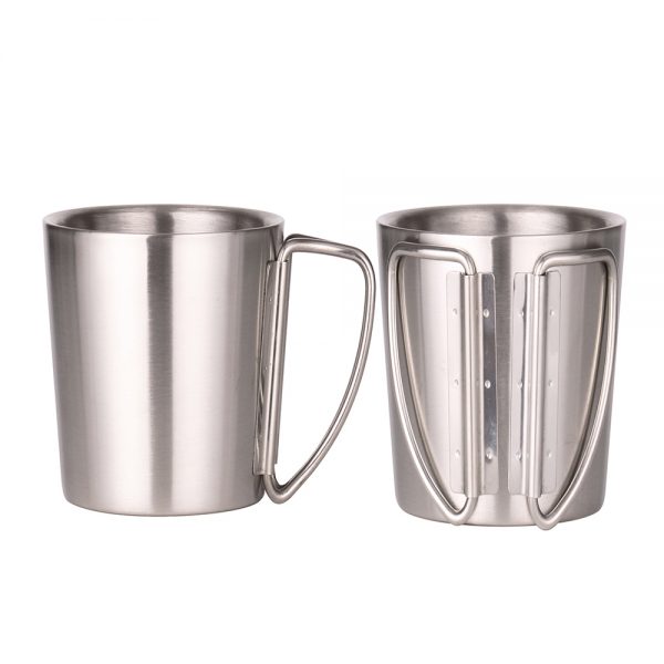Stainless Steel Coffee Cup Beer Mug with Handle