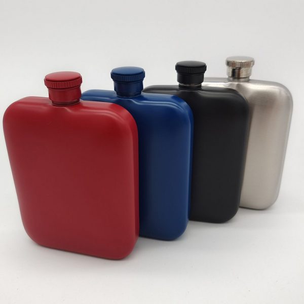 Stainless Steel Hip Flask Water Bottle 6 oz